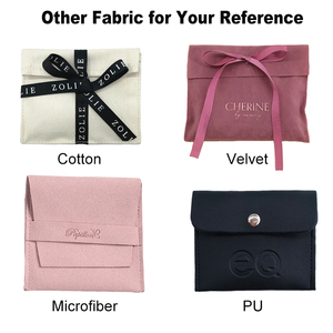 Pochette en velours rose écologique avec logo personnalisé, enveloppe anti-poussière, sac en tissu de velours avec soie pour emballage cadeau - Product Image 4