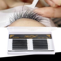 Nouvelles extensions de cils individuels en forme de Y de haute qualité, cils pré-faits en éventail, yeux de renard, 0,07 C/D Curl, cheveux synthétiques naturels et doux
