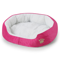 Usine en gros chaud en peluche coussin pour animaux de compagnie doux chiens et chats lit pour animaux de compagnie