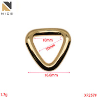 Connecteur de chaîne de sac à boucle en D torsadée réglable triangulaire pour sac à main, portefeuille, matériel de bricolage