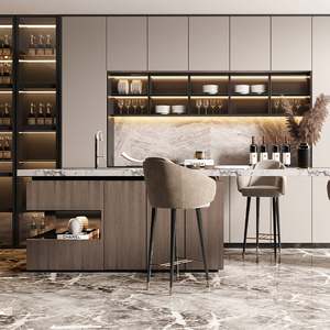 Conception Gratuite Tout-en-Un, Personnalisation de Toute la Maison, Sortie d'Usine, Cuisine Moderne Modulaire, Meubles de Cuisine, Conceptions d'Armoires de Cuisine - Product Image 5