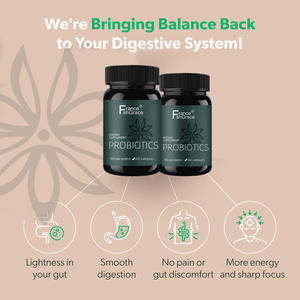 Nouvelle Arrivée Complément Probiotique Probiotique Quotidien pour Femmes et Hommes Soutien Santé Digestive 60 Capsules Probiotiques - Product Image 2