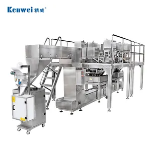 Multiple full-automatic vertical form fill seal machine food packaging machine for mixing weighing puffy foods