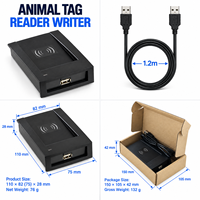 Lecteur et inscripteur RFID pour étiquettes d'oreille de bétail, pour la gestion du bétail, des moutons et des chevaux