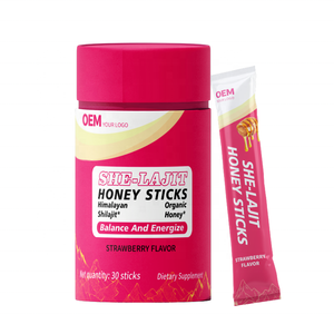 Palitos de Miel con Shilajit y Azafrán, Venta al Por Mayor, Bajo MOQ, Suministro Estable, Prueba COA, para Vendedores de Plataformas de Comercio Electrónico - Product Image 1