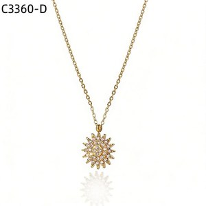 Collier pendentif étoile Amy Amy en argent 925 plaqué rhodium avec cristaux de strass, style classique pour tous les jours - Product Image 2