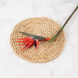 Fleur artificielle simple en soie, type oiseau de paradis, pour décoration intérieure, salon, côté canapé, sur pied, pour mariage - Product Image 4