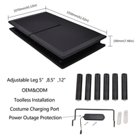 Cadre de lit électrique réglable avec contrôle par application, ensemble de chambre intelligent taille King Size, cadre de lit intelligent réglable pour hôtel
