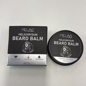 Bálsamo para Barba de Helichrysum, Calmante para la Piel Debajo de la Barba, Reduce la Descamación, Nutritivo con Aceite de Jojoba y Manteca de Karité, Etiqueta Personalizada para Hombres - Product Image 5