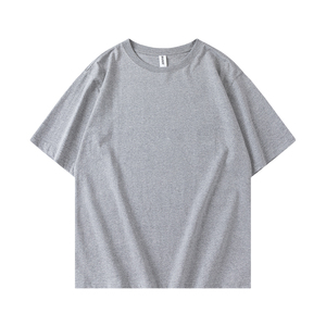 เสื้อยืดคอตตอนเชนิลล์ปักลายแบบกำหนดเอง 100% สำหรับผู้ชาย ทรงโอเวอร์ไซส์ แขนสั้น คอโอ แบบลำลอง - Product Image 3