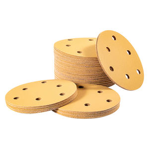 Discos de Lijado de 150 mm, Papel de Lija de 125 mm para Paneles de Yeso, Grano P80, con Velcro y Orificios para Lijar Madera/Metal - Product Image 6