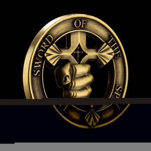 Jésus Christ <span class=keywords><strong>Bible</strong></span> épée de l'Esprit pièce psaume découpé religieux étain défi pièce pour Collection ou cadeau - Product Image 2