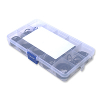 260 Pack Universal Hole Snap Rings Kit - 65Mn Spring Steel Internal Retaining Rings for Mechanical Assembly & Repair