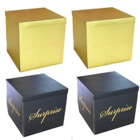 Boîte à explosion surprise pour anniversaire, fête de mariage, décoration de fête d'anniversaire, emballage cadeau, boîte à explosion pour la Saint-Valentin, 50x50 cm