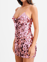 Robe de soirée sexy pour femme RTS Y00343, robe moulante à sequins, taille empire, robe de soirée tendance pour soirée
