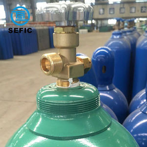 Cilindro de <span class=keywords><strong>gas</strong></span> de hidrógeno 6M3 40L 150bar oxígeno nitrógeno argón helio CO2 con válvula y tapa CGA540 - Product Image 4