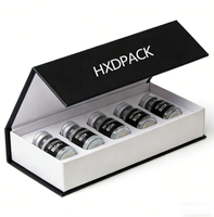 Boîtes en papier rigide recyclables pour flacons, logo personnalisé, taille 3 ml, emballage magnétique pour flacon, boîte cadeau, étiquettes, plateau avec insert en EVA blanc