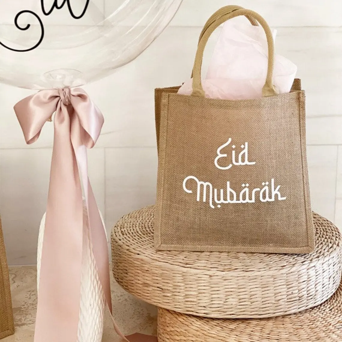 EID Túi Quà Tặng EID mubarak Túi hồi giáo quà tặng cho phụ nữ EID Tote Túi