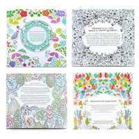 Livre de coloriage Secret Garden format mini, version adulte, pour la décompression, avec mandalas à dessiner et à remplir, cadeau multicolore