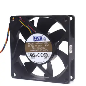 8020 12V 0,60 a fan kipas pendingin cpu pwm pengendali kecepatan kipas dc 12v pendingin