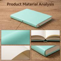 Coffret Cadeau d'Entreprise Personnalisable : Carnet A5 Rigide avec Reliure Piquée, Imperméable, Impression de Logo
