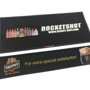 Customizable <b>Silicone</b> PVC Pub Rubber Bar Spill Mat Beer Rail Mat Drip Tray Non Slip Service <b>Pad</b> Table Mat Placemat Coaster - Product Image 6