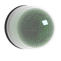 Avertisseur sonore lumineux rotatif clignotant 100mm B/12-24VDC M/100-240VAC Vert XVR3B/3M 03/03S