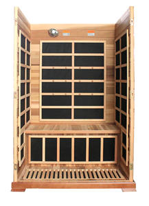 Chất lượng cao Canada <span class=keywords><strong>2</strong></span> CHỖ NGỒI Màu Đỏ Cedar Carbon nóng hồng ngoại xa phòng tắm hơi - Product Image 3