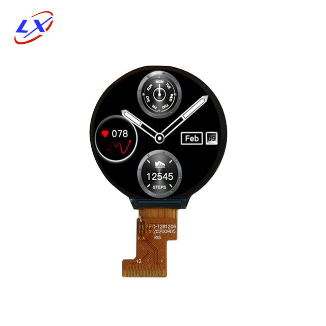 1.28 Inch SPI Interface Round TFT Screen 240x240 Resolution 15pins LCD Display Modules