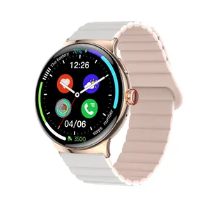 Jam tangan pintar LA99 pria dan wanita, arloji cerdas olahraga luar ruangan mode baru 2024 pengisian daya nirkabel, jam tangan pintar tahan air
