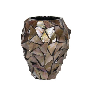 Macetas y macetas de perlas madre para decoración del hogar, florero con incrustaciones de perlas Madre, tendencia de lujo, de mesa antigua - Product Image 6