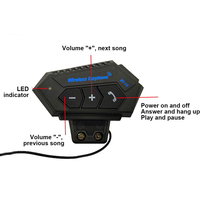 Casque de moto BT-12 avec microphone, casque de sport pour moto imperméable