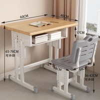 Meubles scolaires en bois bon marché et durables - ensembles de bureaux et de chaises pour étudiants - bureaux et chaises en plastique - pour une utilisation en classe