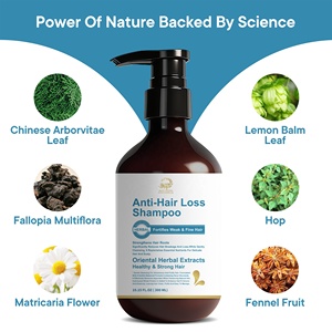 Shampooing anti-chute bio 300ml pour fortifier les cheveux faibles et fins, améliorer la santé du cuir chevelu et renforcer les racines des cheveux - Product Image 4