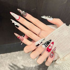 <span class=keywords><strong>Faux</strong></span> <span class=keywords><strong>Ongles</strong></span> Acryliques Gothiques 3D en Forme de Crâne et de Croix Faits à la Main pour <span class=keywords><strong>Halloween</strong></span> – Fournisseur d'<span class=keywords><strong>Ongles</strong></span> Artificiels pour Festivals – Vente en Gros - Product Image 2