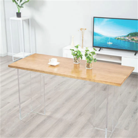 Pieds en acrylique transparent personnalisés pour accessoires de meubles, pieds de canapé