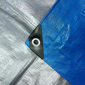 Pe Bâche 100% Étanche Haute Qualité Couverture De Camion Cargo Cover Pe Bâche En <span class=keywords><strong>Plastique</strong></span> Fabricant Bleu Blanc Bâche Feuille Prix - Product Image 3