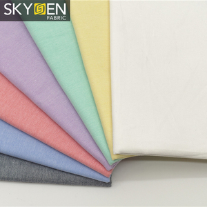 Skygen super fin sergé de couleur unie 100% coton rouleau de tissu indonésie blanc tissu de voile de coton textile - Product Image 2
