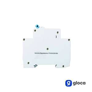 Gloca เบรกเกอร์ขนาดเล็ก1P + N 6A 6kA 250V C6ติดตั้งรางดินสำหรับใช้ในบ้าน - Product Image 5