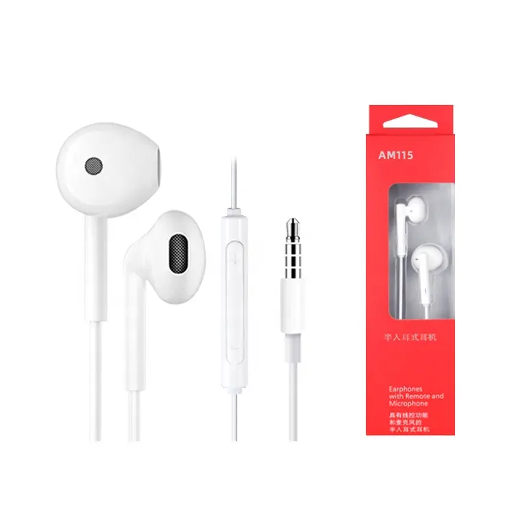 Micro écouteur AM115 accessoires de téléphone portable d'origine aides auditives casque dans l'oreille casque promotionnel pour Huawei P9