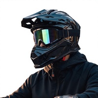 Casque de moto tout-terrain ABS certifié DOT, nouveau style, pour hommes et femmes, respirant, pour VTT, rallye, karting, adulte
