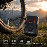 156g Mini Portable Tire Inflator 130psi Air Compressor Air Pump for Motorcycle Bike Pump Bicycle Accessories Electric Air Pump