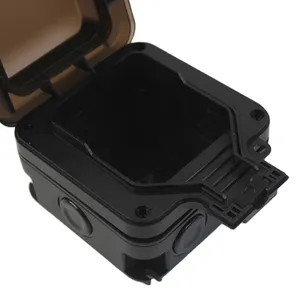 JESIRO New arrival Ip66 Outdoor power switch waterproof socket box plastic switch socket protection box