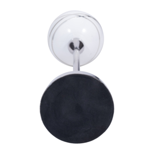 Porte-bougie votif rond avec support, design en métal et verre, chandelier pour centre de table, élégant - Product Image 5