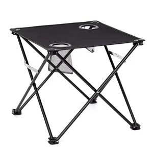Wen Yan Modern açık demir kare katlanabilir 2 kişilik sanat öğrenci eskiz eğlence kamp piknik masa ve sandalyeler - Product Image 1