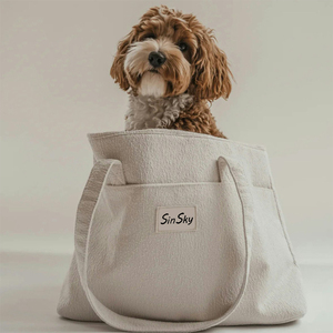 SinSky Fashion Convenience Polyester Travel Bag Soft Pet Carrying Supplies Suitable for Small <b>Dogs</b> and Cats - Product Image 3