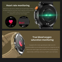 VVS Outdoor Heart Rate and Blood Oxygen Monitoring Sports Style Design Call Function Three-proofing Smartwatch