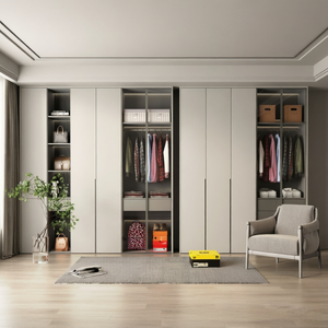 Sistema <span class=keywords><strong>de</strong></span> Armario Modular Empotrado con Puerta <span class=keywords><strong>de</strong></span> Vidrio, Estilo Italiano, <span class=keywords><strong>de</strong></span> Alta Gama, Personalizado, con Gran Espacio <span class=keywords><strong>de</strong></span> Almacenamiento, Directo <span class=keywords><strong>de</strong></span> Fábrica - Product Image 1