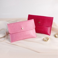 Grande pochette à bijoux, sac de rangement souple en cuir PU imitation peau de crocodile, adapté aux bagues, colliers, bracelets et cosmétiques