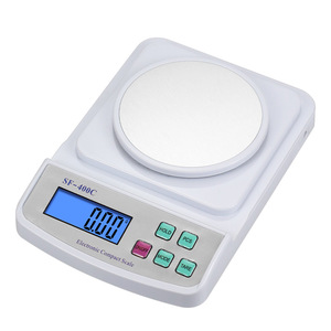 Balance électronique compacte SF-400C 400g x 0.01g avec écran LCD et plateau de pesée pour bijoux, café, thé, cuisine - Product Image 4